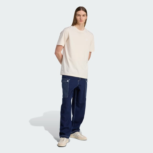 Blue Wabash Loose Cargo Pants