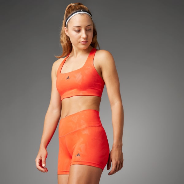 Laranja Top Treino Médio Suporte