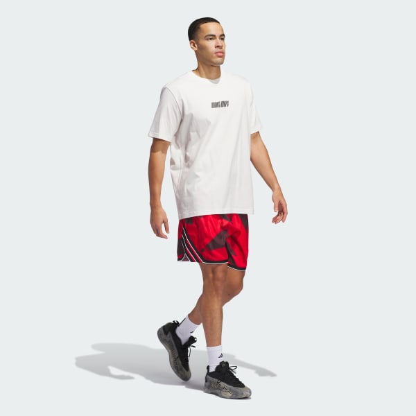 White adidas Hoops Graphic Tee