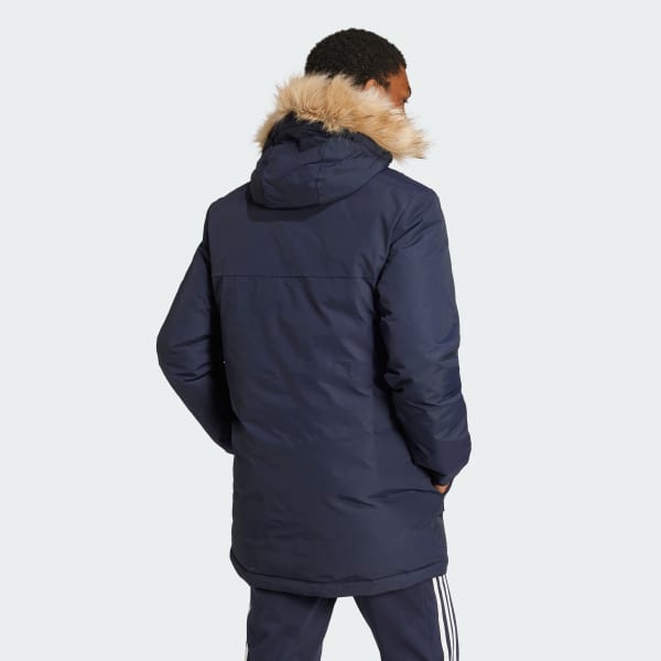 Blue Paveric Fur Parka