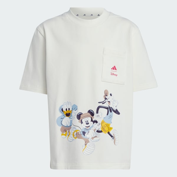 White ADIDAS DISNEY MICKEY MOUSE TEE