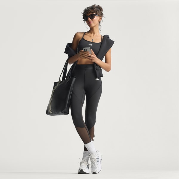 アディダスadidas レギンス タイツ アディダス ハイパーグラム フルレングス レギンス - ブラック