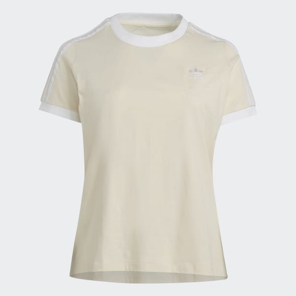Beige Adicolor Classics 3-Stripes T-Shirt (Plus Size) 28250