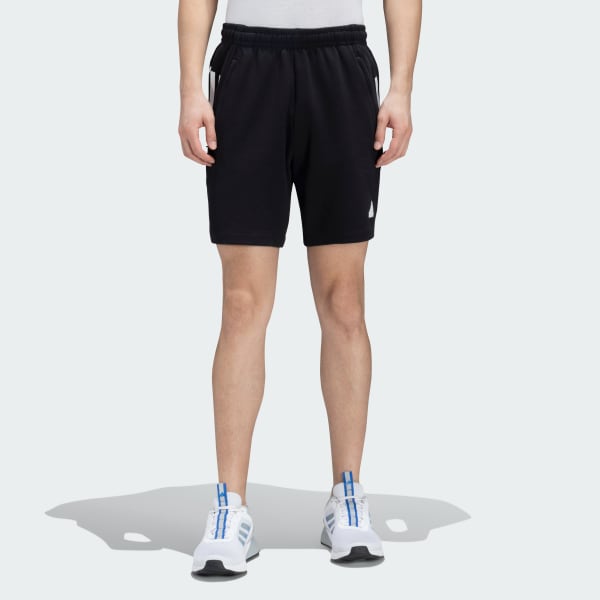 Black FUTURE ICONS 3 STRIPES SHORTS