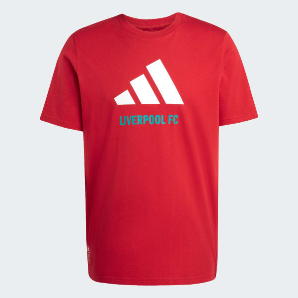 Merah Kaus Grafis Musiman Liverpool FC