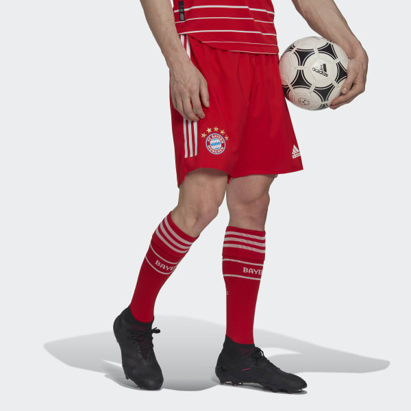 Czerwony FC Bayern 22/23 Home Authentic Shorts JME87