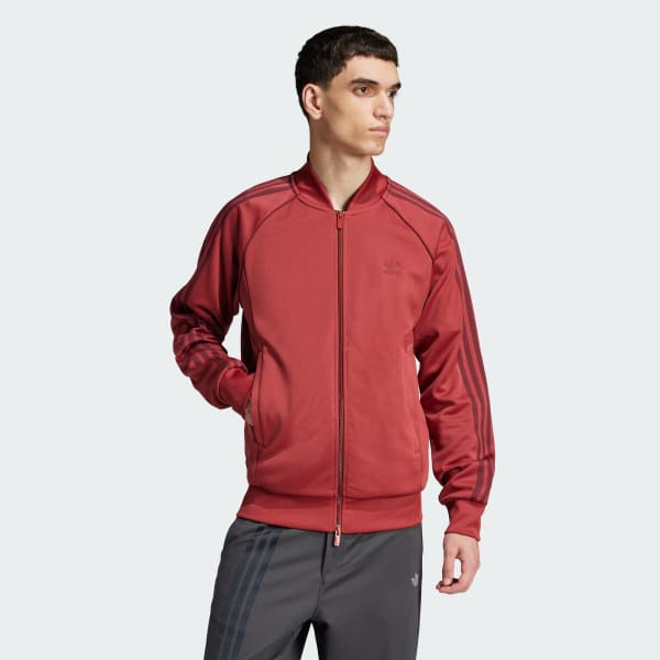 cervená Sportovní bunda Adicolor Classics SST