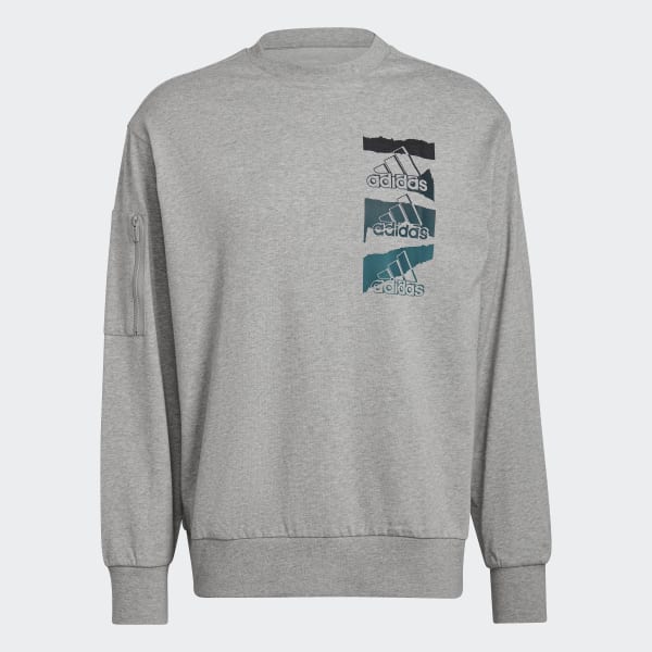 Grey Essentials Brandlove Sweatshirt (Gender Neutral) UB375