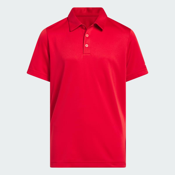 Red Kids Performance Polo Shirt 