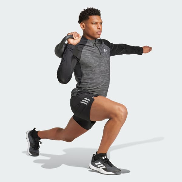 Negro Pantalón corto Gym+ Training Woven 3 bandas