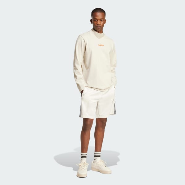 Beige Long Sleeve Mock Neck Q1 Top