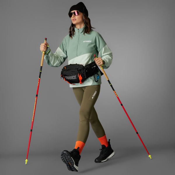 groen Terrex Multi Climawarm Fleece Anorak
