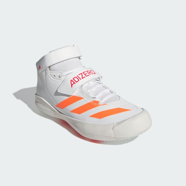 Weiss Adizero Running Speerwurfschuh