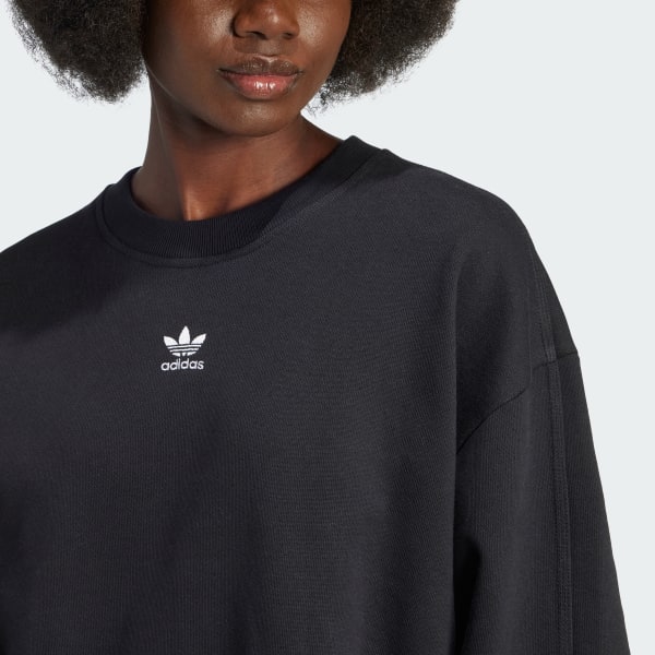 adidas Essentials Oversized French Terry Sweatshirt Black