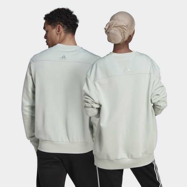 Verde Buzo Essentials Brand Love Felpa Francesa (Unisex)