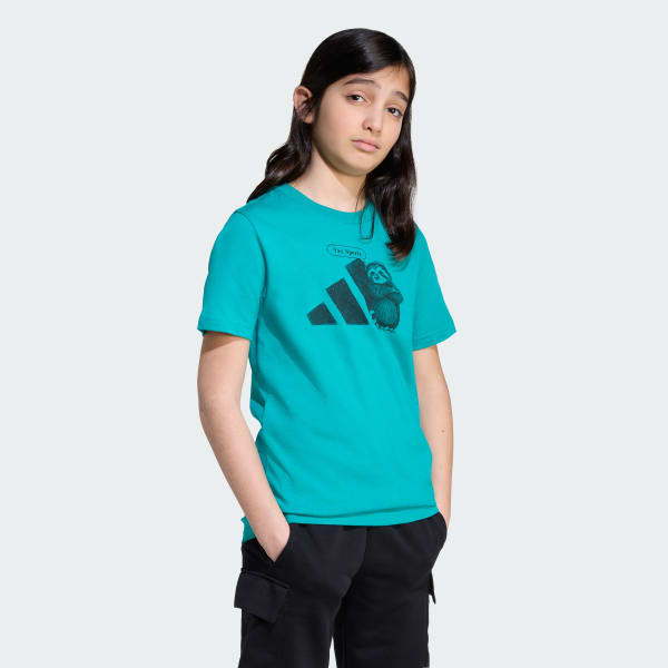 Green Sports Graphic Tee Kids