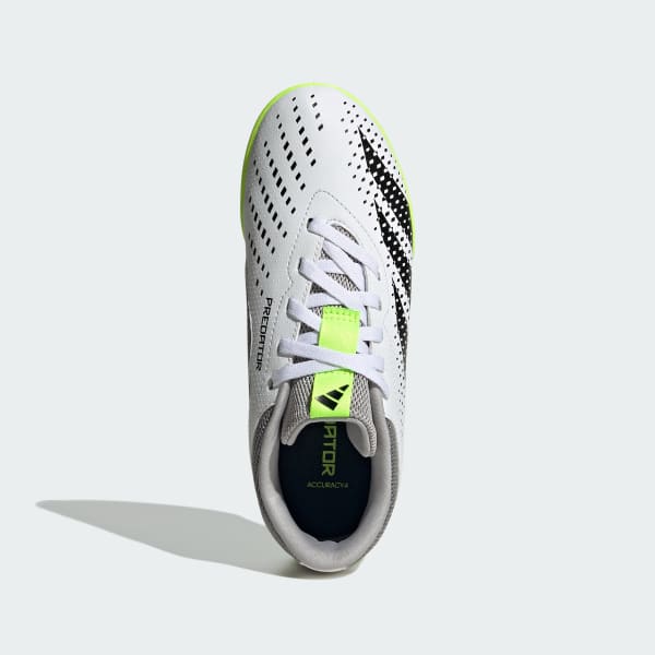 Blanco Chimpunes de Fútbol de Futsal Predator Accuracy.4 Cancha Cubierta