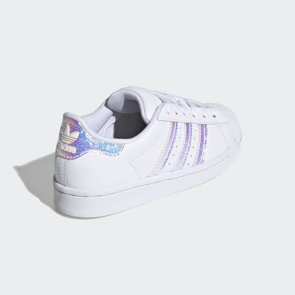 Kids Superstar Cloud White Iridescent Shoes | FV3147 | adidas US
