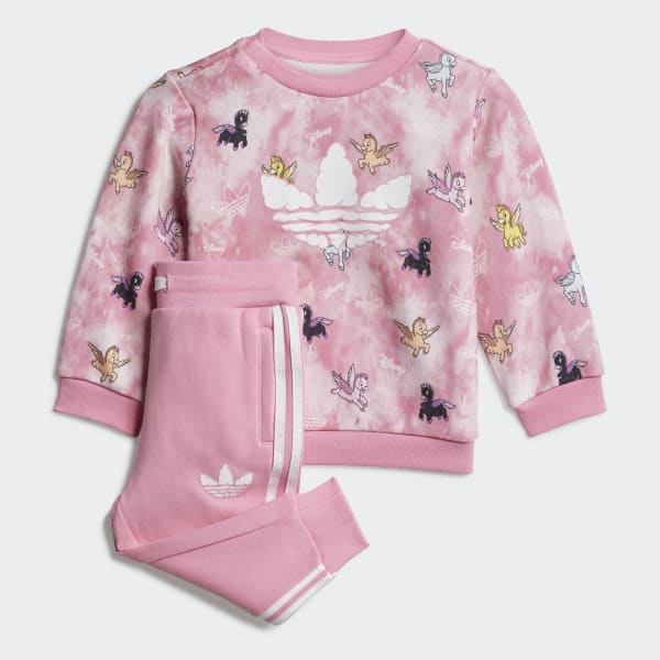 adidas x Disney Fantasia Crew Set - Pink | Free Shipping with