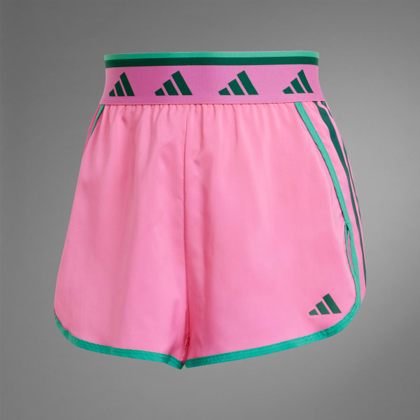 adidas Hyperglam Woven Color Pop Shorts Pink adidas UK