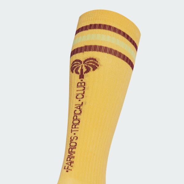 Amarelo Meias adidas x FARM