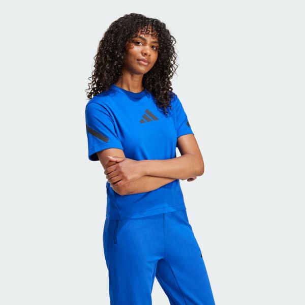 Blue adidas Z.N.E. Tee