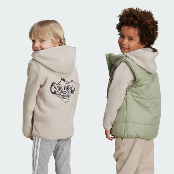 สีเบจ เสื้อแทรค adidas Disney Lion King