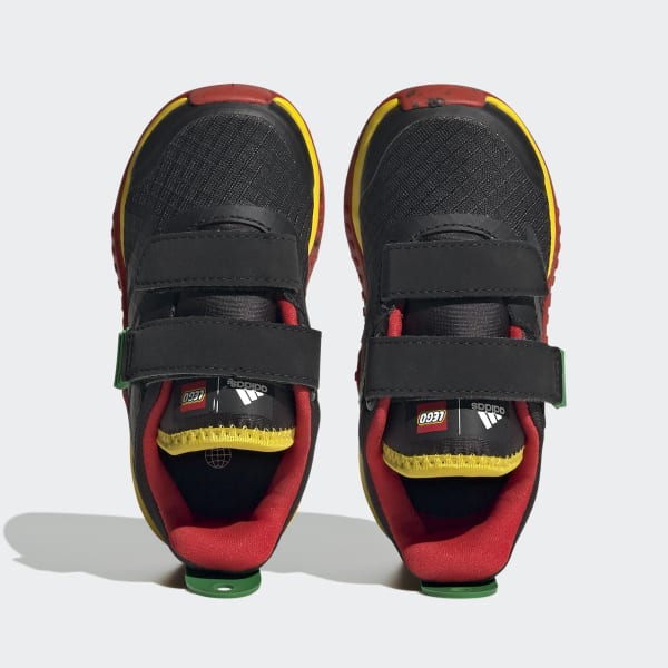 Schwarz adidas DNA x LEGO Two-Strap Hook-and-Loop Schuh