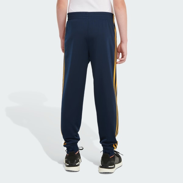 Adidas Boys Fleece-Lined Athletic Warm-Up Track Pant (Onix/Yellow, L-14/16)  - Walmart.com