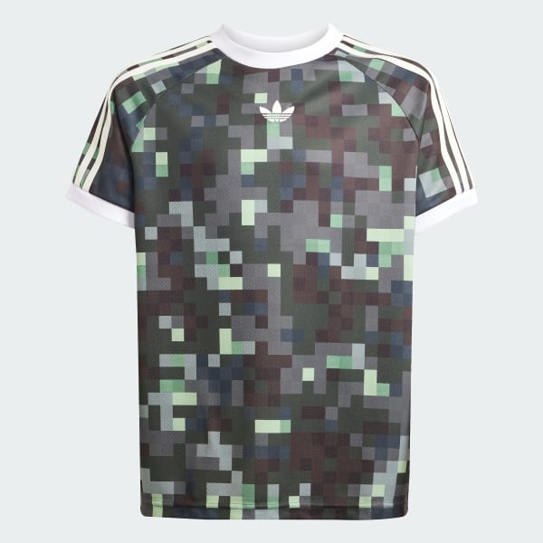 Verde Polera adidas Originals x Minecraft Estampada