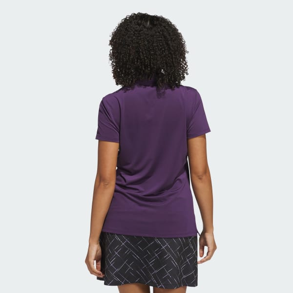 Purple Ultimate365 Solid Short Sleeve Polo Shirt