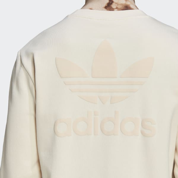Beige Trefoil Series Street Crew Genser DK345