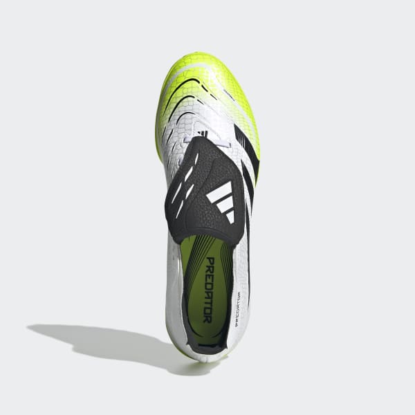 adidas Predator League Fold-Over Tongue Turf Cleats - White | Free