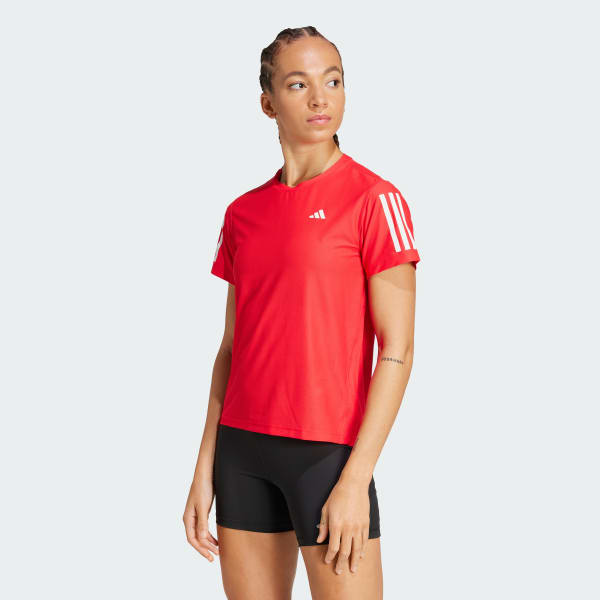 Red Own The Run Tee