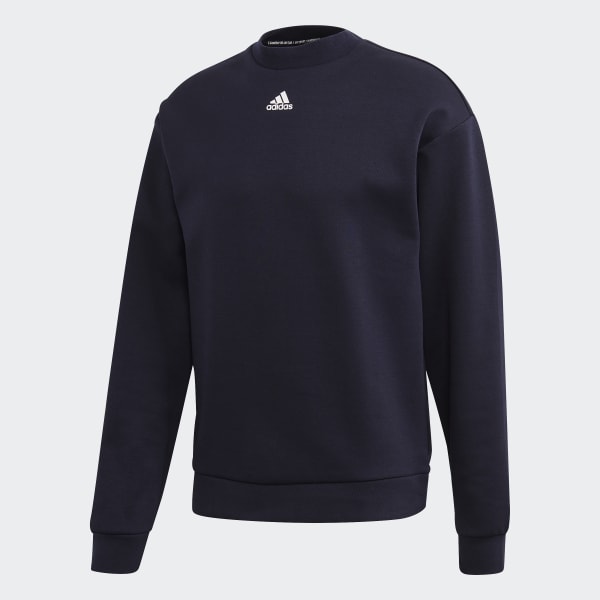 Adidas 3 stripes crew neck sale