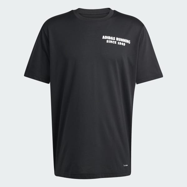 Black Running Tacos Later Graphic Tee