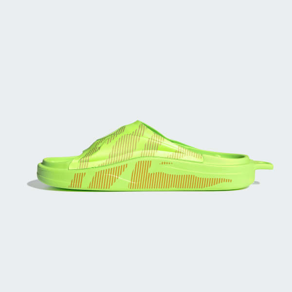Adidas neon slippers clearance