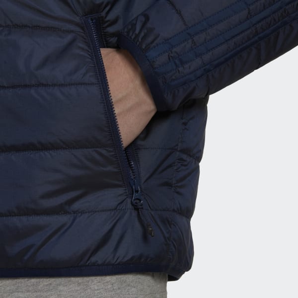 Bleu Padded Hooded Puffer Jacket TR720