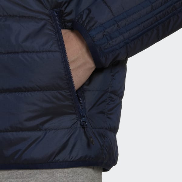 Blue Padded Hooded Puffer Jacket TR720