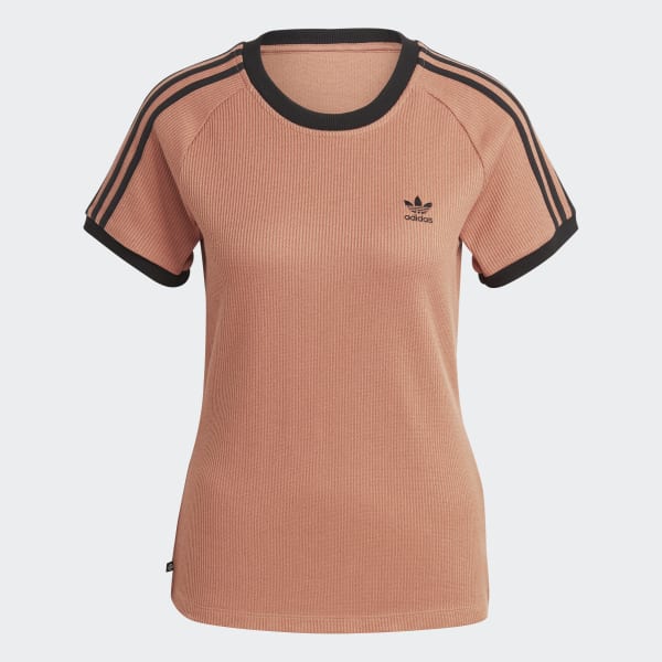 Marron T-shirt 3-Stripes Slim