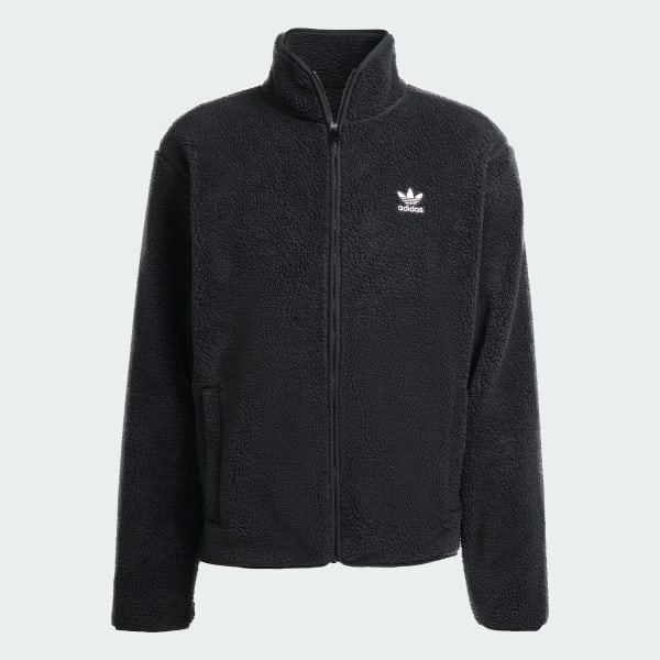 アディダス☆メンズイリジナルTrefoil Essentials Teddy Fleece adidas Trefoil Essentials Teddy Fleece - Black | Free