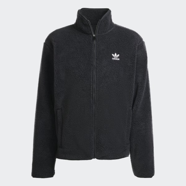アディダス☆メンズイリジナルTrefoil Essentials Teddy Fleece adidas Trefoil Essentials Teddy Fleece - Black | Free