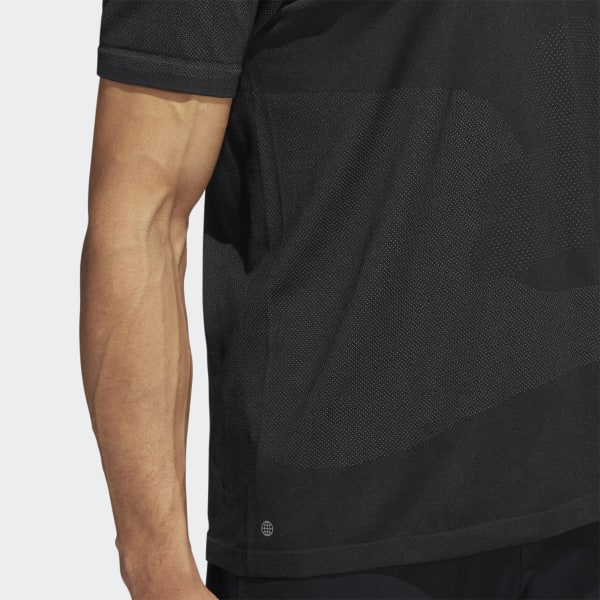 Sort Go-To Seamless polotrøje QY395