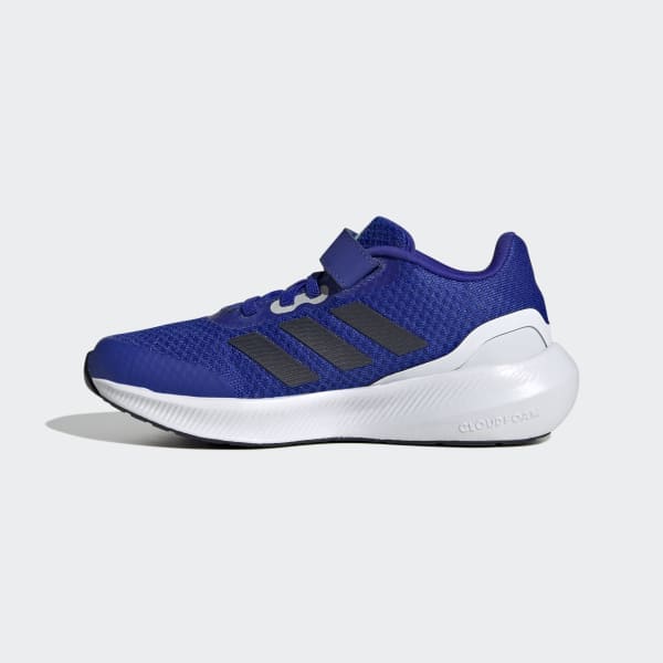 adidas RunFalcon 3.0 Blue | Shoes Elastic | Kids\' US Strap Lifestyle adidas - Lace Top
