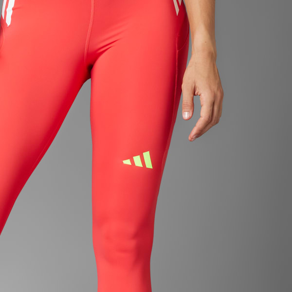 Kirmizi Adizero Full Length Tayt