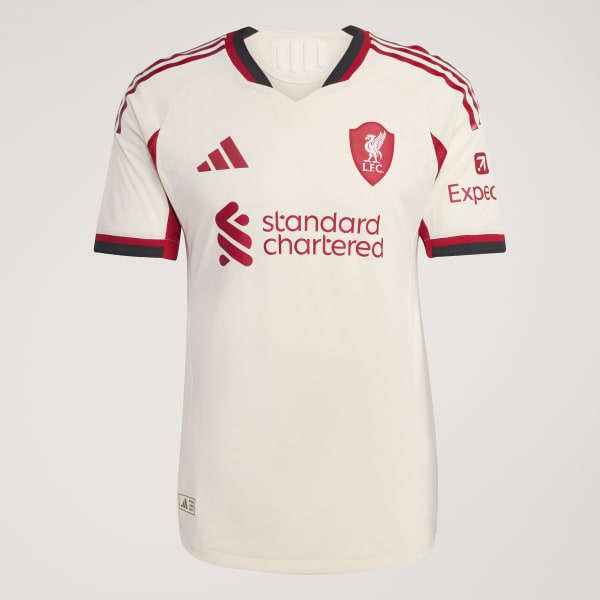 adidas Liverpool FC 25/26 Away Authentic Jersey - White