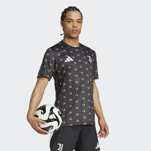 アディダス ユベントス プレマッチ ジャージー - ブラック