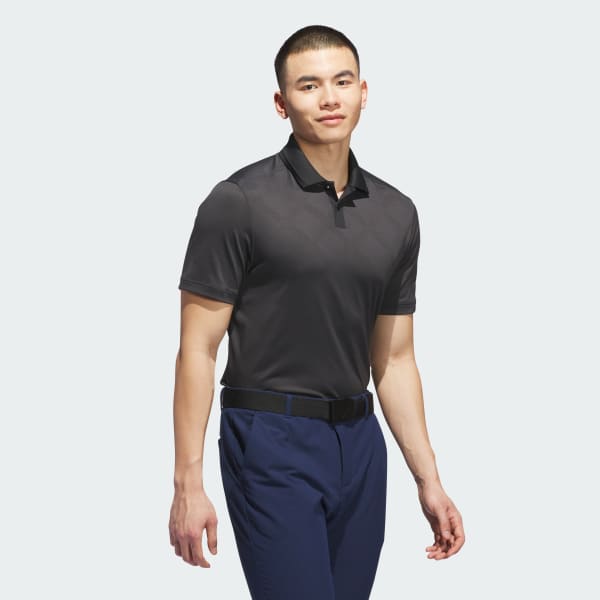 Đen Áo Polo Nylon Ultimate365 Tour