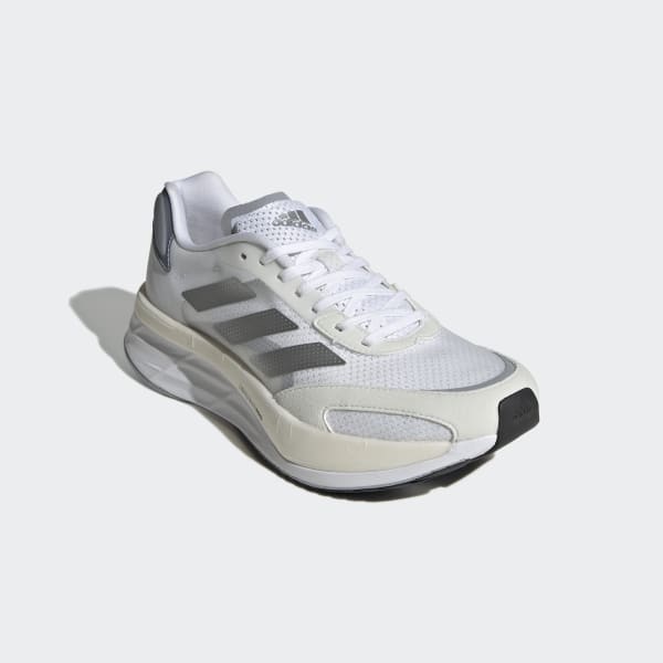 White Adizero Boston 10 Shoes BTB16