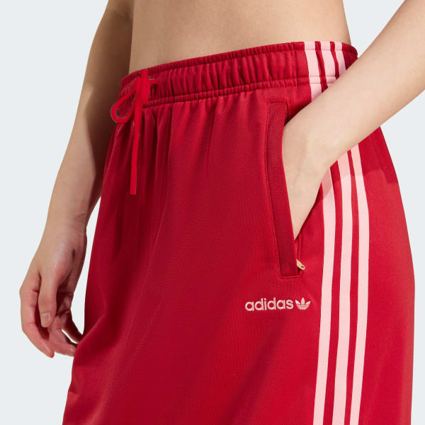 Adidas red skirt shop